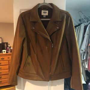 Old Navy Suede Moto Jacket